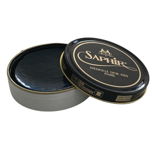 Saphir Pate de Luxe Wax Shoe Polish (50ml) in grey colour is the perfect solution to achieve the ultimate shine